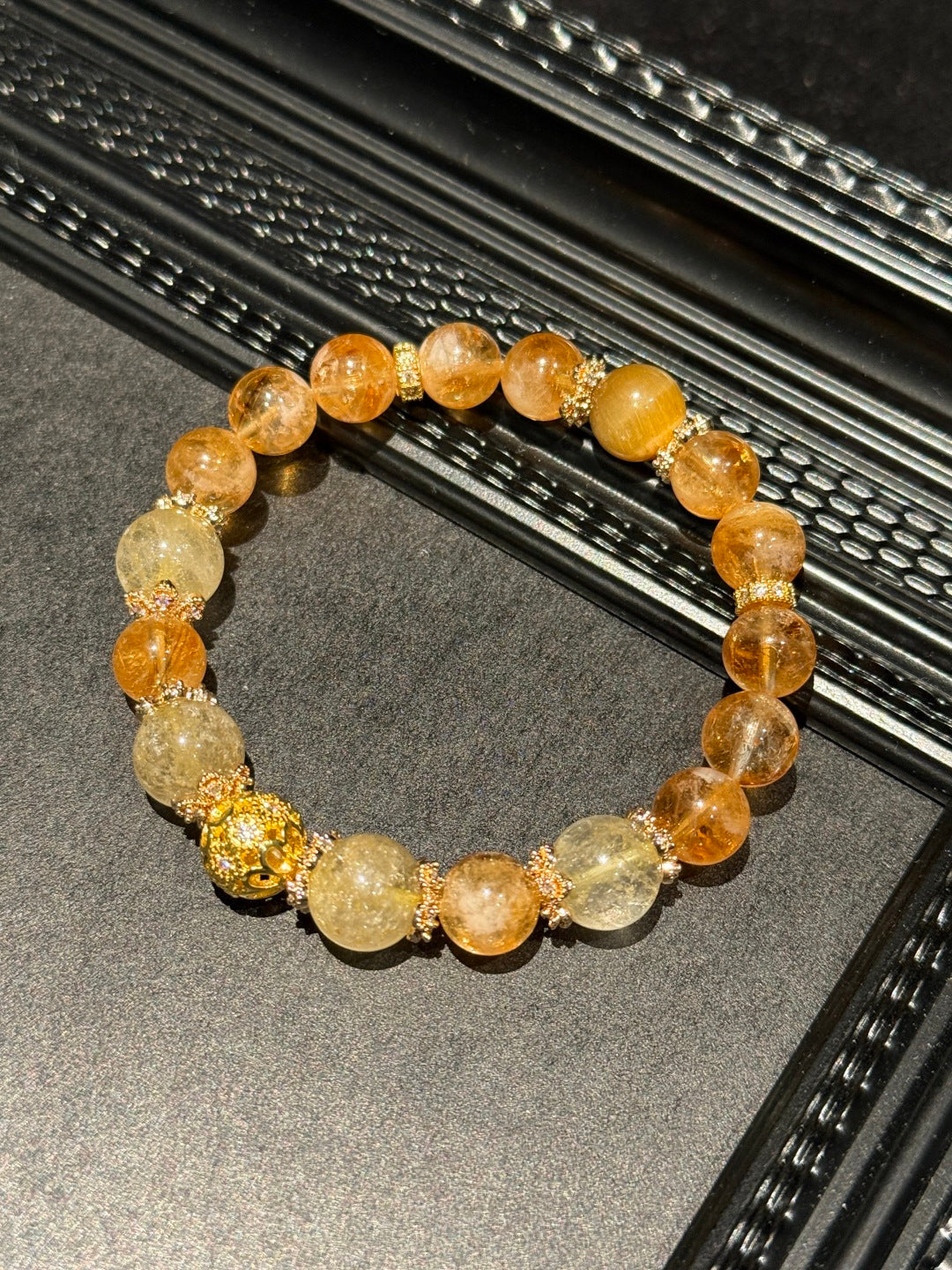 Pagoda-Point Crystal Bracelet—Symbolizing Abundance, Self-Confidence, and Success