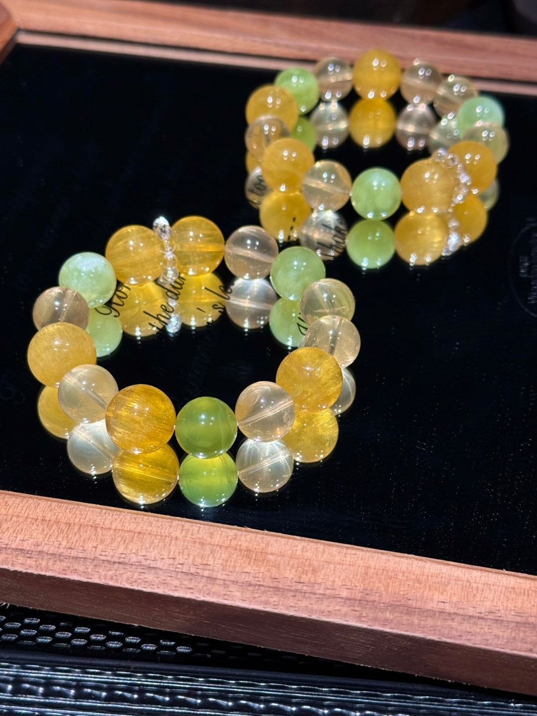 Yellow Fluorite, Citrine & Green Jade Beaded Bracelet – Summer Fresh Crystal Jewelry
