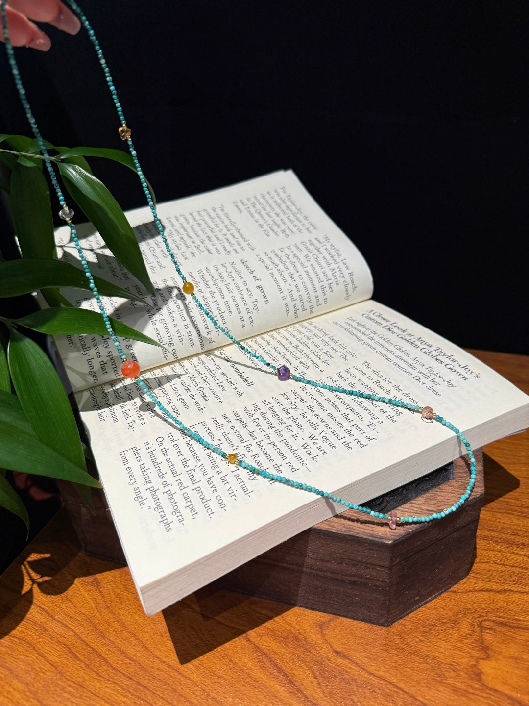 Natural Turquoise Multi-Strand Bracelet with Gemstone Accents — A Wish for Protection and Joyful Energy